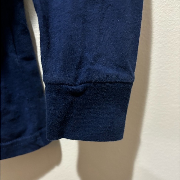 Patagonia Boys Long Sleeved Graphic Organic Cotton Shirt Navy Size L (12) - Picture 3 of 6